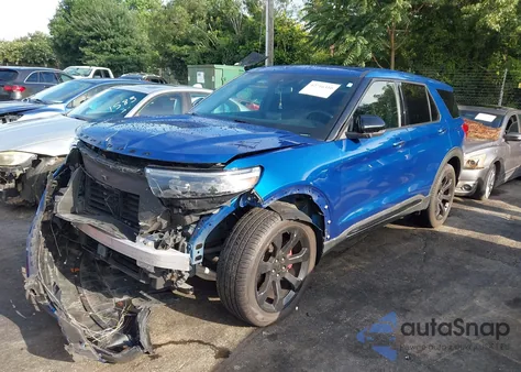 2022 Ford Explorer St из США, поврежденный, VIN 1FM5K8GC6NGA86035